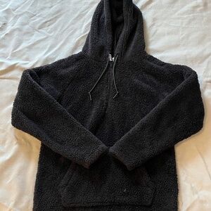 PINK Victoria's Secret 1/4 Zip Sherpa Hoodie